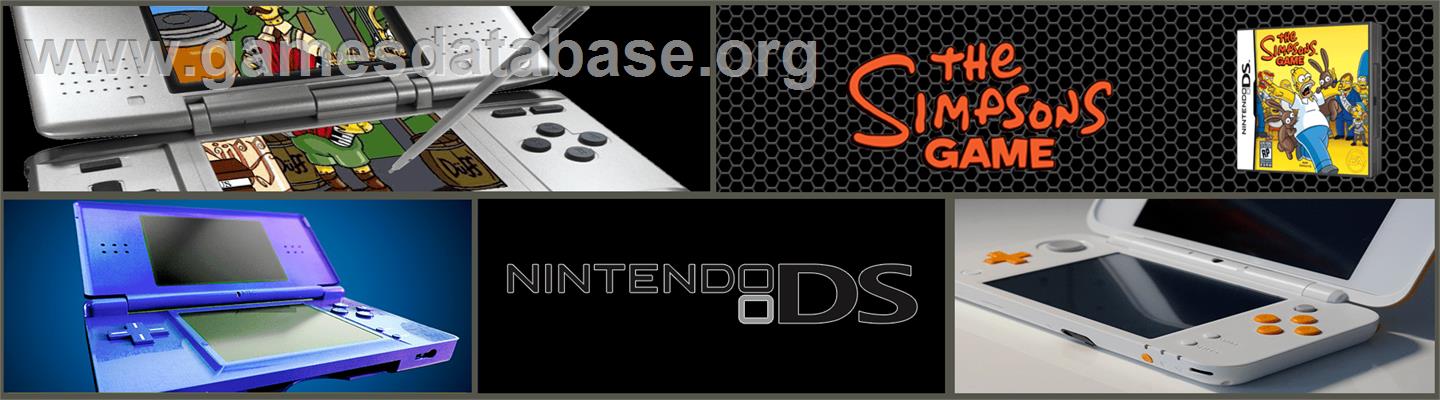 Simpsons Game - Nintendo DS - Artwork - Marquee