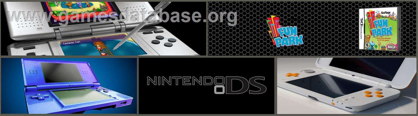Six Flags Fun Park - Nintendo DS - Artwork - Marquee