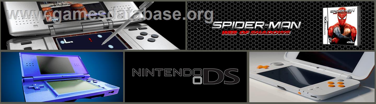 Spider-man - Web Of Shadows - Nintendo DS - Artwork - Marquee