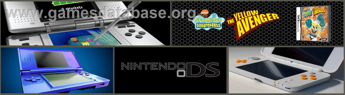 SpongeBob SquarePants: The Yellow Avenger - Nintendo DS - Artwork - Marquee