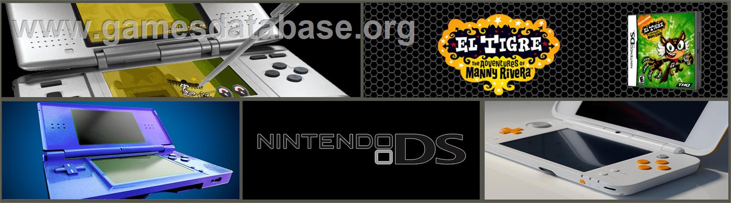 Tigre - The Adventures Of Manny Rivera, El - Nintendo DS - Artwork - Marquee