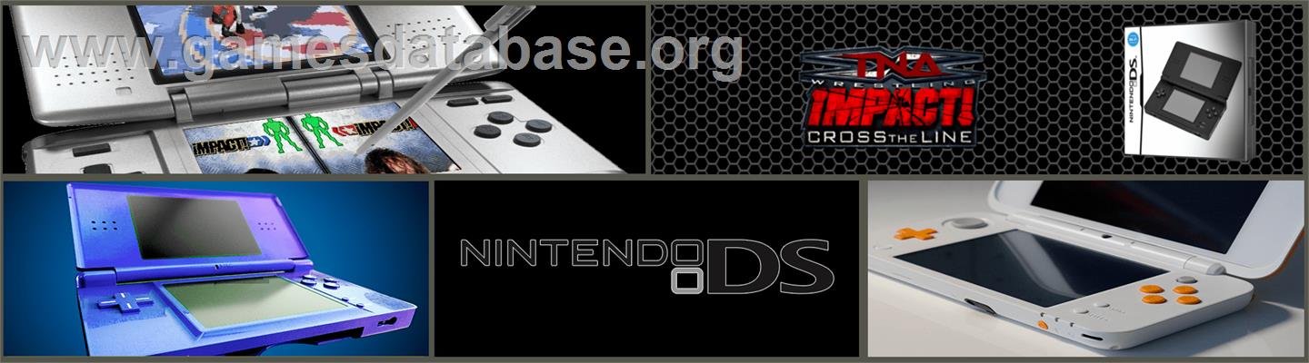 Tna Impact! - Cross The Line - Nintendo DS - Artwork - Marquee