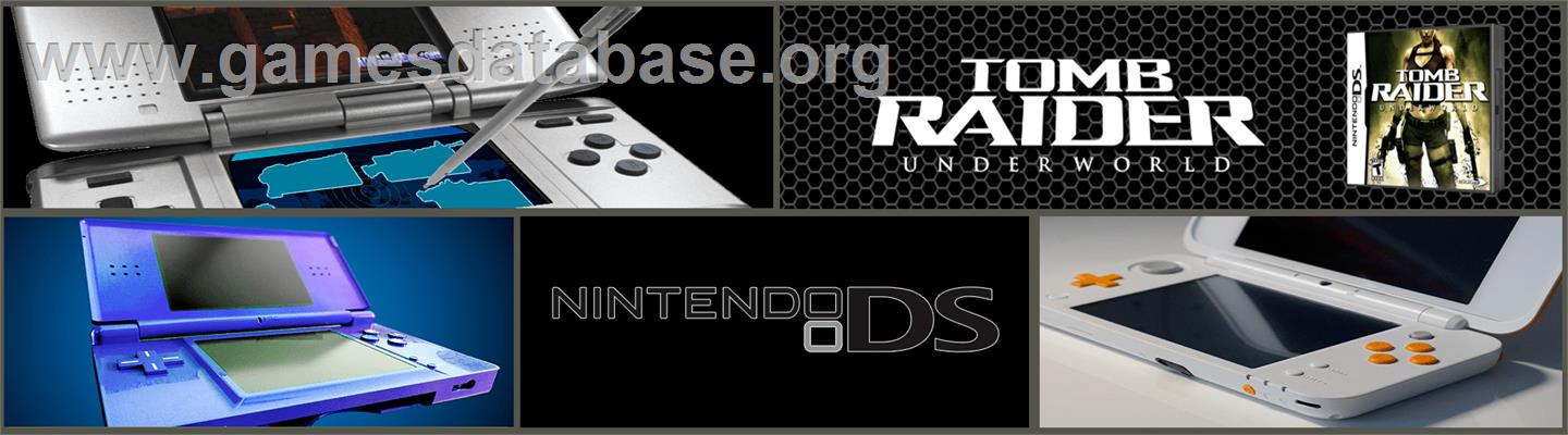 Tomb Raider Underworld - Nintendo DS - Artwork - Marquee