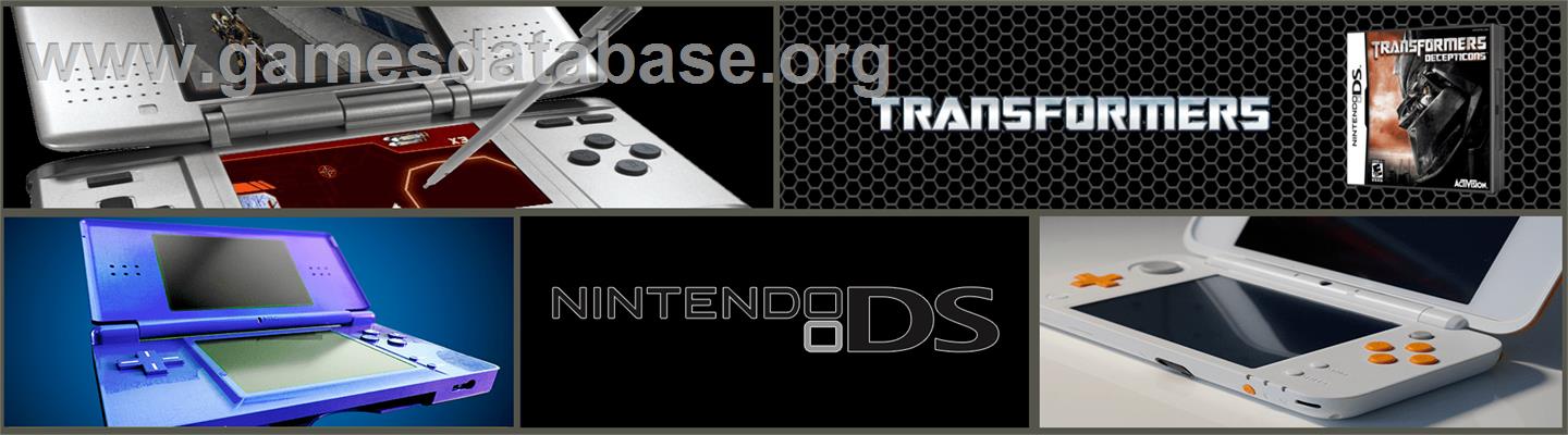 Transformers 3 - La Face Cachée De La Lune - Decepticons - Nintendo DS - Artwork - Marquee