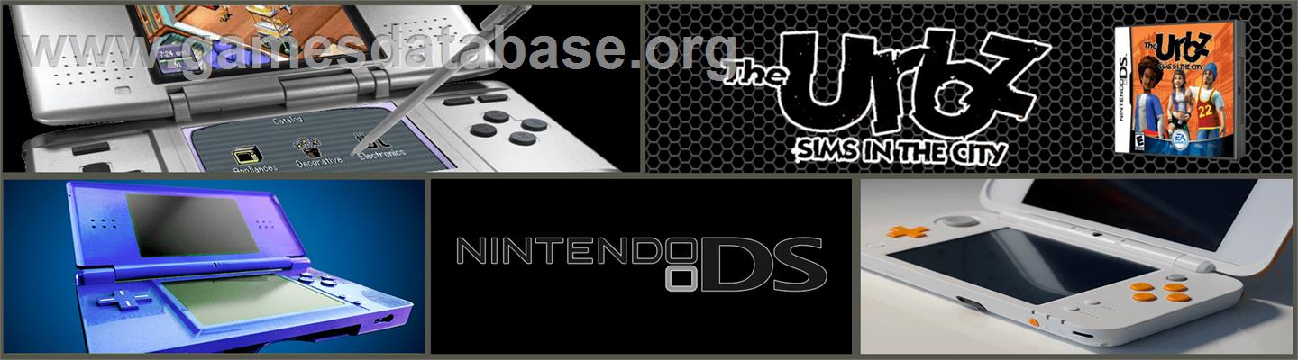 Urbz: Sims in the City - Nintendo DS - Artwork - Marquee