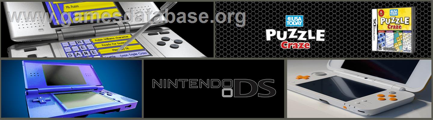 Usa Today Puzzle Craze - Nintendo DS - Artwork - Marquee