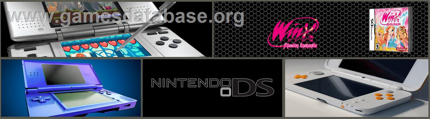 Winx Club - Mission Enchantix - Nintendo DS - Artwork - Marquee