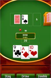 In game image of 18 Card Games on the Nintendo DS.