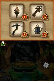 In game image of 4 Elements on the Nintendo DS.
