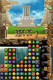 In game image of 7 Wonders of the Ancient World on the Nintendo DS.