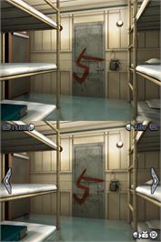 In game image of 999 - Nine Hours Nine Persons Nine Doors on the Nintendo DS.