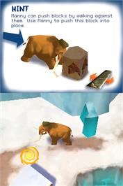 In game image of Age De Glace 2, L' on the Nintendo DS.