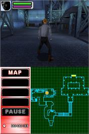 In game image of Alex Rider - Stormbreaker on the Nintendo DS.