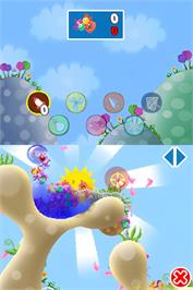 In game image of Aqua Panic! on the Nintendo DS.