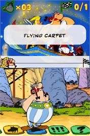 In game image of Astérix - Ils Sont Fous Ces Romains ! on the Nintendo DS.