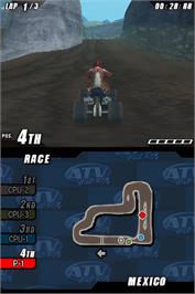 In game image of Atv Wild Ride on the Nintendo DS.