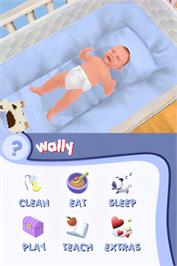 In game image of Baby Pals on the Nintendo DS.