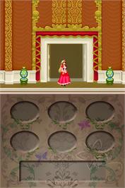 In game image of Barbie In The 12 Dancing Princesses on the Nintendo DS.