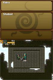 In game image of Black Sigil - Blade Of The Exiled on the Nintendo DS.