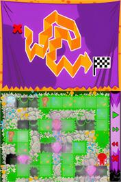 In game image of Boulder Dash Rocks on the Nintendo DS.