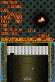 In game image of Break 'em All on the Nintendo DS.
