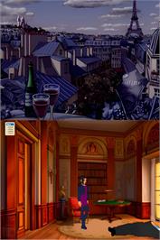 In game image of Broken Sword - Shadow Of The Templars - The Director's Cut on the Nintendo DS.