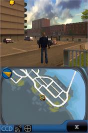 In game image of C.o.p. - The Recruit on the Nintendo DS.