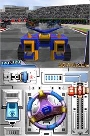 In game image of Chou Soujuu Mecha Mg on the Nintendo DS.