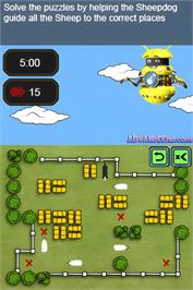 In game image of Clever Kids - Farmyard Fun on the Nintendo DS.