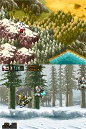 In game image of Commando - Steel Disaster on the Nintendo DS.