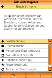 In game image of Cornelsen Trainer: Mathe - Klasse 6 on the Nintendo DS.