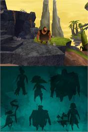 In game image of Croods - Fête Préhistorique, Les on the Nintendo DS.