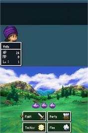 In game image of Dragon Quest 5 - Hand Of The Heavenly Bride on the Nintendo DS.