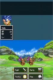 In game image of Dragon Quest 6 - Realms of Revelation on the Nintendo DS.