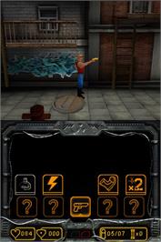 In game image of Duke Nukem - Critical Mass on the Nintendo DS.