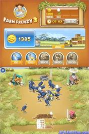 In game image of Farm Frenzy 3 on the Nintendo DS.