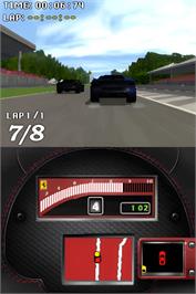 In game image of Ferrari Challenge - Trofeo Pirelli on the Nintendo DS.