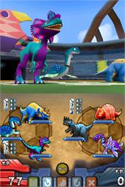 In game image of Fossil Fighters - Champions on the Nintendo DS.