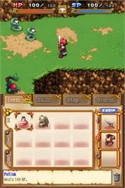 In game image of From The Abyss on the Nintendo DS.
