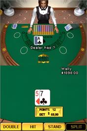 In game image of Golden Nugget Casino Ds on the Nintendo DS.
