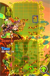 In game image of Gunpey Ds - Music X Puzzle on the Nintendo DS.