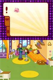 In game image of Hannah Montana on the Nintendo DS.