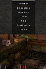 In game image of Hidden Mysteries - Vampire Secrets on the Nintendo DS.