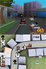 In game image of Homie Rollerz on the Nintendo DS.