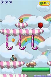 In game image of Horrid Henry's Horrid Adventure on the Nintendo DS.