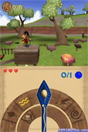 In game image of Hugo - Zauberei Im Trollwald on the Nintendo DS.
