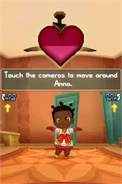 In game image of Imagine - Babysitters on the Nintendo DS.
