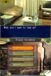 In game image of Jake Hunter Detective Story - Memories Of The Past on the Nintendo DS.