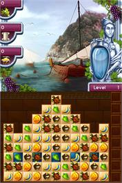 In game image of Jewel Link Chronicles - Legend Of Athena on the Nintendo DS.