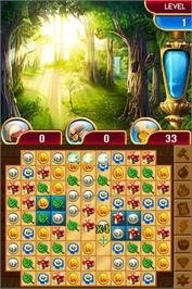 In game image of Jewel Master - Cradle Of Rome 2 on the Nintendo DS.